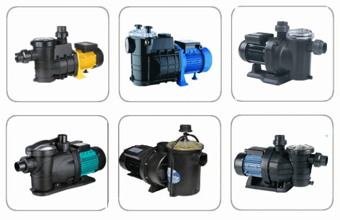 Moteur électrique en aluminium monophasé 0.75KW MYT712-2 pour la pompe de piscine