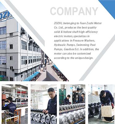 Moteur 7KW &agrave; arbre creux avec pompe AR Interpump pour machines de nettoyage commerciales 15