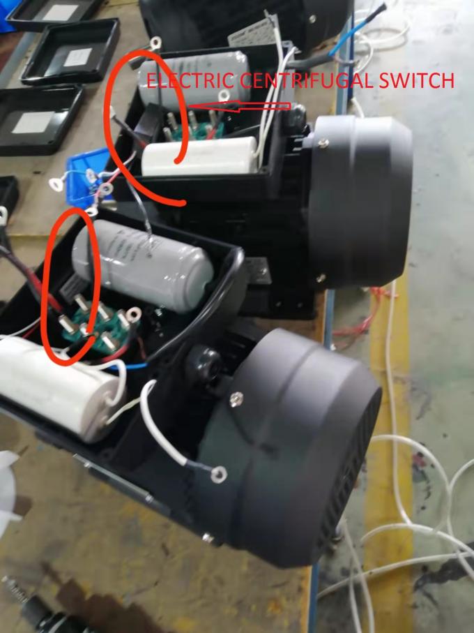 Moteur &eacute;lectrique &agrave; courant alternatif &agrave; une seule phase de 2,2 kW de 3 ch 380 V 50 Hz 2300 tours par minute bo&icirc;tier en aluminium ferm&eacute; r&eacute;sistant &agrave; l'explosion 110 V moteur de pompe 5 kW 8