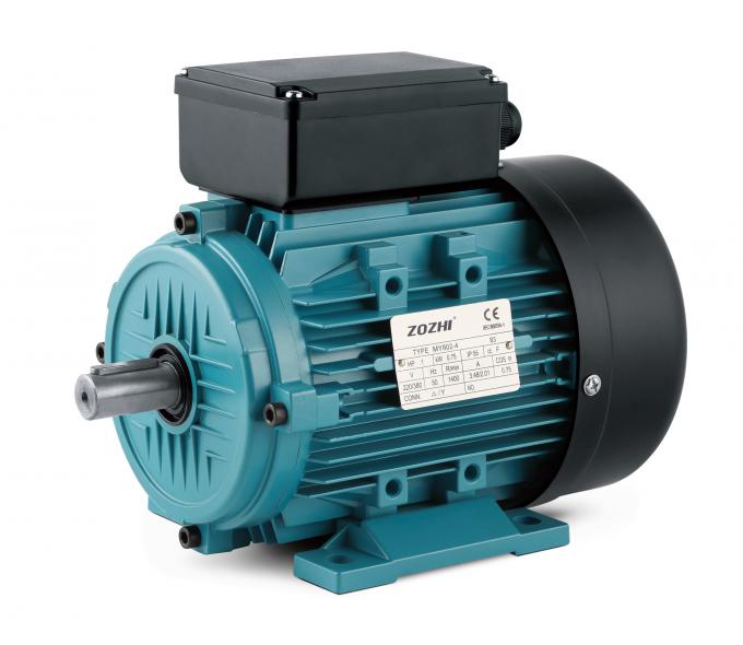 Moteur &agrave; induction monophas&eacute; 1hp 0,75kw 220V 1500rpm pour compresseur d'air ferm&eacute; 0