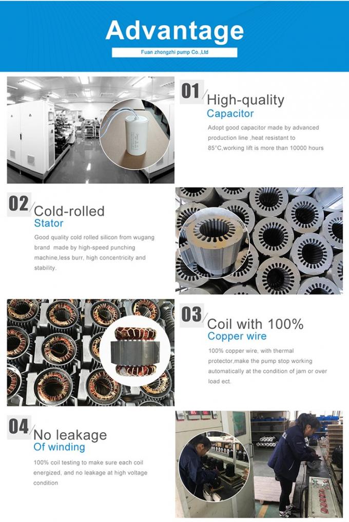 5.5KW 4HP Moteur électrique à induction triphasé Arbre mâle 380V AC Volta 50Hz imperméable à l'eau 5KW Puissance nominale pour machine à nettoyer 15