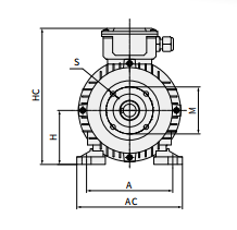 Moteurs &agrave; induction &eacute;lectrique &agrave; courant alternatif de 15 ch 11 kW avec 24 mm d'arbre creux 1000 tr/min Trois phases 50 Hz Fr&eacute;quence 380 V AC Aluminium 60 Hz 9