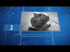 Couleur creuse de noir de moteur d'axe de ZOZHI HS100L3-4 5.5HP/4KW