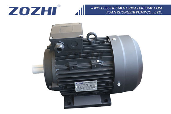 ZOZHI Moteur à induction à haute efficacité de petite taille à trois phases 0.55KW 110/220V 1400RPM imperméable à l'eau pour perceuse électrique