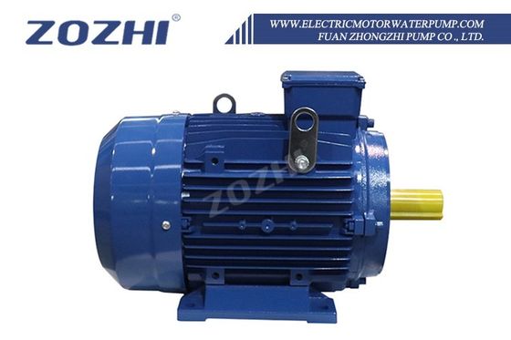 Moteur asynchrone triphasé à haut rendement ZOZHI 0,55KW 380V/440V 50Hz/60Hz 1430RPM IP44 Étanche Bride de montage IE2 pour