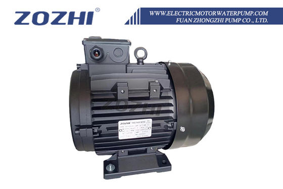 ZOZHI 2,2 kW Moteur à induction à arbre creux à trois phases 380V Moteur électrique à cage d'écureuil asynchrone IE1 imperméable à l'eau 50Hz 60Hz