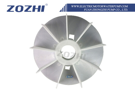 Y2-280-4/6/8 68×395mm 9 pales Hélice de ventilateur de refroidissement en polypropylène pour moteur AC cadre 280